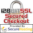 Secured Checkout using 128bit SSL encryption from Secure Hosting